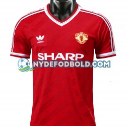 Hjemmebane Trøje Manchester United Retro 1986 K/Æ Mænd