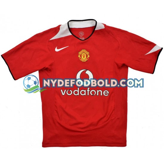 Hjemmebane Trøje Manchester United Retro 2004-2006 K/Æ Mænd