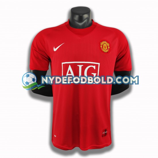 Hjemmebane Trøje Manchester United Retro 2007-2008 K/Æ Mænd
