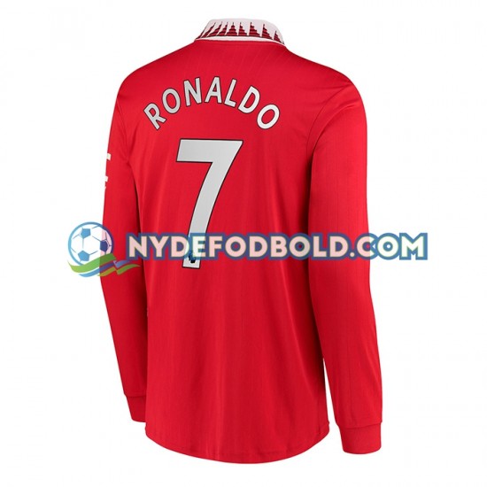 Hjemmebane Trøje Manchester United Ronaldo 7 2022-2023 L/Æ Mænd