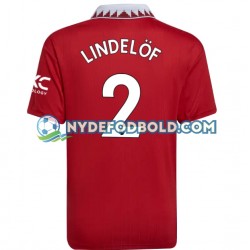 Hjemmebane Trøje Manchester United Victor Lindelof 2 2022-2023 K/Æ Mænd