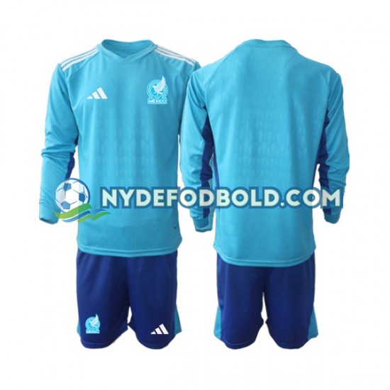 Udebane Trøje Mexico Målmand 2022 L/Æ Børn(+Shorts)