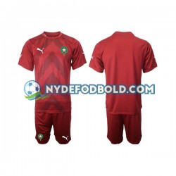 Hjemmebane Trøje Marokko Målmand 2022 K/Æ Børn(+Shorts)