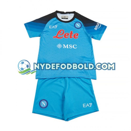 Hjemmebane Trøje Napoli 2022-2023 K/Æ Børn(+Shorts)