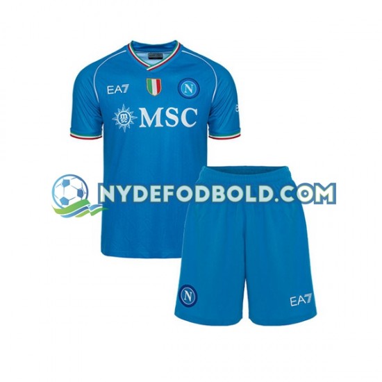 Hjemmebane Trøje Napoli 2023-2024 K/Æ Børn(+Shorts)