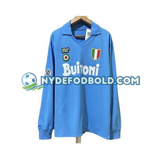 Hjemmebane Trøje Napoli Retro 1987 1988 L/Æ Mænd
