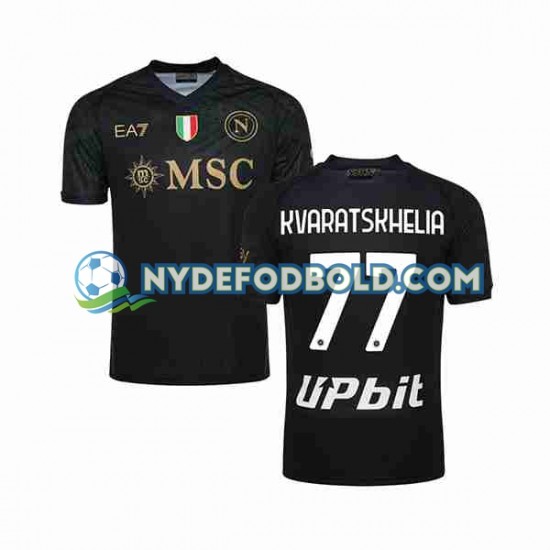 3. Valg Trøje Napoli KVARATSKHELIA 77 2023-2024 K/Æ Mænd