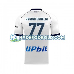 Udebane Trøje Napoli Khvicha Kvaratskhelia 77 2023-2024 K/Æ Mænd