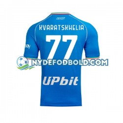 Hjemmebane Trøje Napoli Khvicha Kvaratskhelia 77 2023-2024 K/Æ Mænd