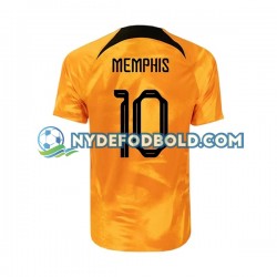 Hjemmebane Trøje Holland Memphis 10 World Cup 2022 K/Æ Mænd