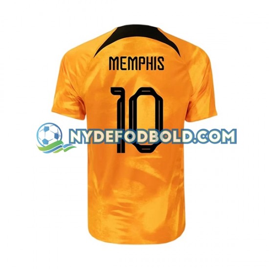 Hjemmebane Trøje Holland Memphis 10 World Cup 2022 K/Æ Mænd