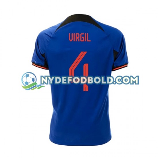 Udebane Trøje Holland Virgil 4 World Cup 2022 K/Æ Mænd