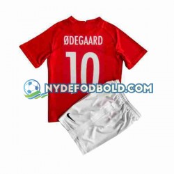 Hjemmebane Trøje Norge ODEGAARD 10 2022 K/Æ Børn(+Shorts)