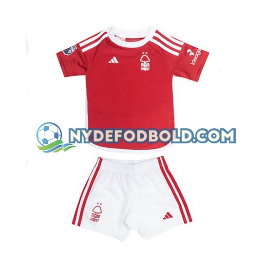 Hjemmebane Trøje Nottingham Forest 2023-2024 K/Æ Børn(+Shorts)