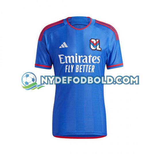Udebane Trøje Olympique Lyon 2023-2024 K/Æ Mænd