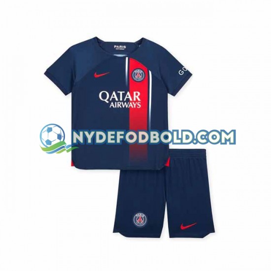 Hjemmebane Trøje Paris Saint-Germain 2023-2024 K/Æ Børn(+Shorts)
