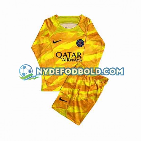 Udebane Trøje Paris Saint-Germain Målmand 2023-2024 L/Æ Børn(+Shorts)