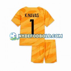 Udebane Trøje Paris Saint-Germain Målmand K.NAVAS 1 2023-2024 K/Æ Børn(+Shorts)