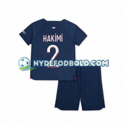 Hjemmebane Trøje Paris Saint-Germain Hakimi 2 2023-2024 K/Æ Børn(+Shorts)