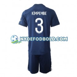 Hjemmebane Trøje Paris Saint-Germain Kimpembe 3 2022-2023 K/Æ Børn(+Shorts)