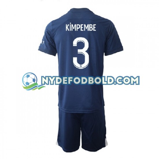 Hjemmebane Trøje Paris Saint-Germain Kimpembe 3 2022-2023 K/Æ Børn(+Shorts)