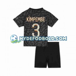 3. Valg Trøje Paris Saint-Germain Kimpembe 3 2023-2024 K/Æ Børn(+Shorts)