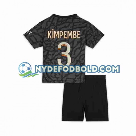 3. Valg Trøje Paris Saint-Germain Kimpembe 3 2023-2024 K/Æ Børn(+Shorts)