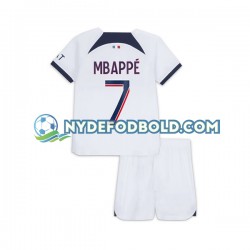 Udebane Trøje Paris Saint-Germain Kylian Mbappe 7 2023-2024 K/Æ Børn(+Shorts)