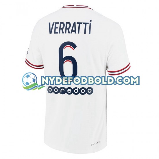 4. Valg Trøje Paris Saint-Germain Marco Verratti 6 2021-2022 K/Æ Mænd