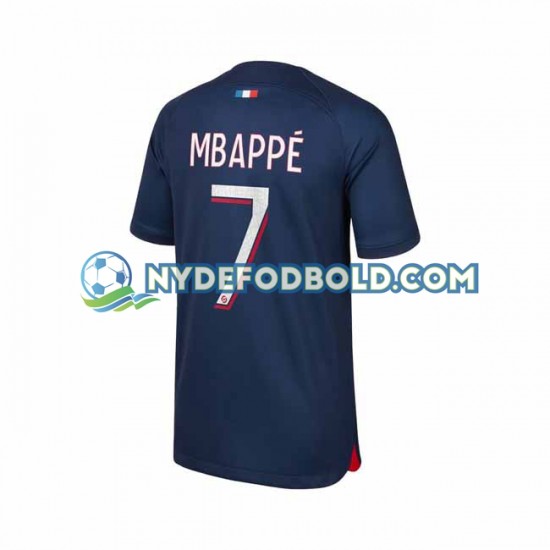Hjemmebane Trøje Paris Saint-Germain Mbappe 7 2023-2024 K/Æ Mænd