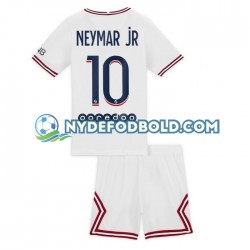 4. Valg Trøje Paris Saint-Germain Neymar Jr 10 2021-2022 K/Æ Børn(+Shorts)