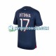 Hjemmebane Trøje Paris Saint-Germain Vitinha 17 2023-2024 K/Æ Mænd