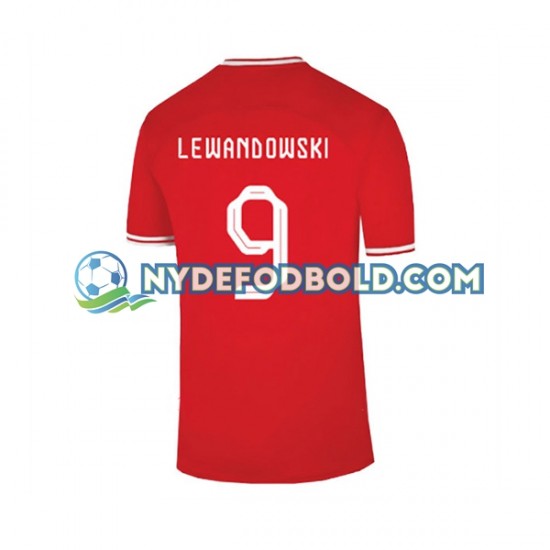 Udebane Trøje Polen Lewandowski 9 World Cup 2022 K/Æ Mænd