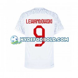 Hjemmebane Trøje Polen Lewandowski 9 World Cup 2022 K/Æ Mænd