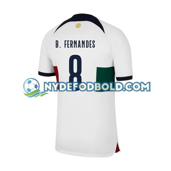 Udebane Trøje Portugal B.Fernandes 8 World Cup 2022 K/Æ Mænd