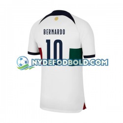 Udebane Trøje Portugal Bernardo 10 World Cup 2022 K/Æ Mænd