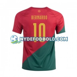Hjemmebane Trøje Portugal Bernardo 10 World Cup 2022 K/Æ Mænd
