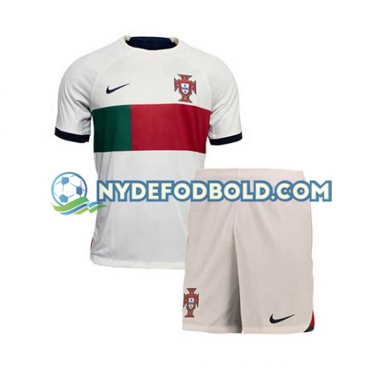 Udebane Trøje Portugal World Cup 2022 K/Æ Børn(+Shorts)