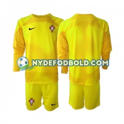 Hjemmebane Trøje Portugal Målmand World Cup 2022 L/Æ Børn(+Shorts)