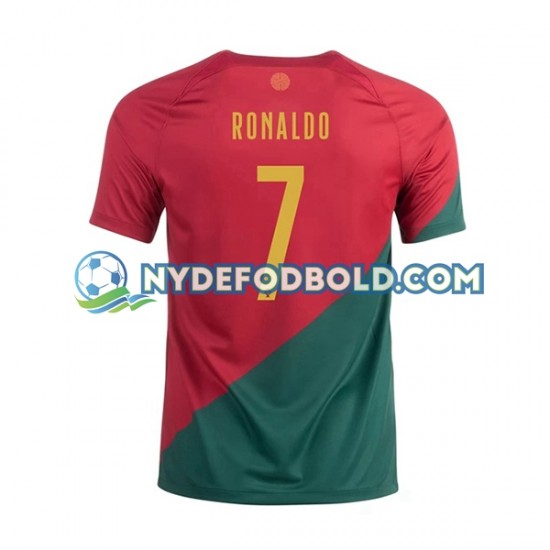 Hjemmebane Trøje Portugal Ronaldo 7 World Cup 2022 K/Æ Mænd