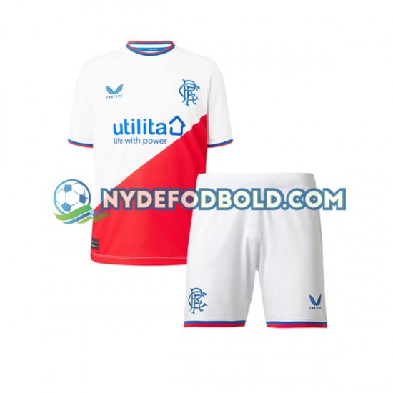 Udebane Trøje Rangers 2022-2023 K/Æ Børn(+Shorts)