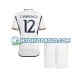 Hjemmebane Trøje Real Madrid Camavinga 12 2023-2024 K/Æ Børn(+Shorts)