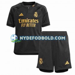 3. Valg Trøje Real Madrid 2023-2024 K/Æ Børn(+Shorts)