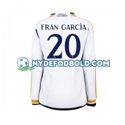 Hjemmebane Trøje Real Madrid Fran Garcia 20 2023-2024 L/Æ Mænd