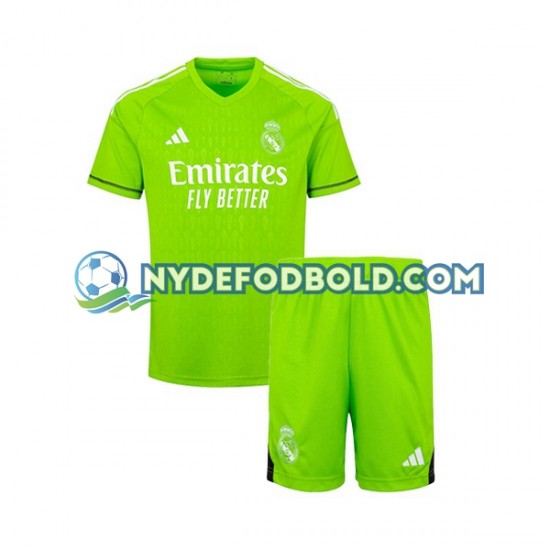 Hjemmebane Trøje Real Madrid Målmand 2023-2024 K/Æ Børn(+Shorts)