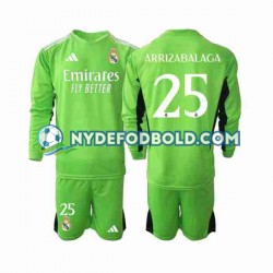Hjemmebane Trøje Real Madrid Målmand Kepa Arrizabalaga 25 2023-2024 L/Æ Børn(+Shorts)