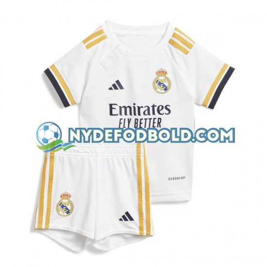 Hjemmebane Trøje Real Madrid 2023-2024 K/Æ Børn(+Shorts)