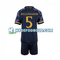Udebane Trøje Real Madrid Jude Bellingham 5 2023-2024 K/Æ Børn(+Shorts)