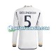 Hjemmebane Trøje Real Madrid Jude Bellingham 5 2023-2024 L/Æ Mænd