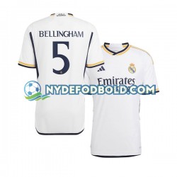 Hjemmebane Trøje Real Madrid Jude Bellingham 5 2023-2024 K/Æ Mænd